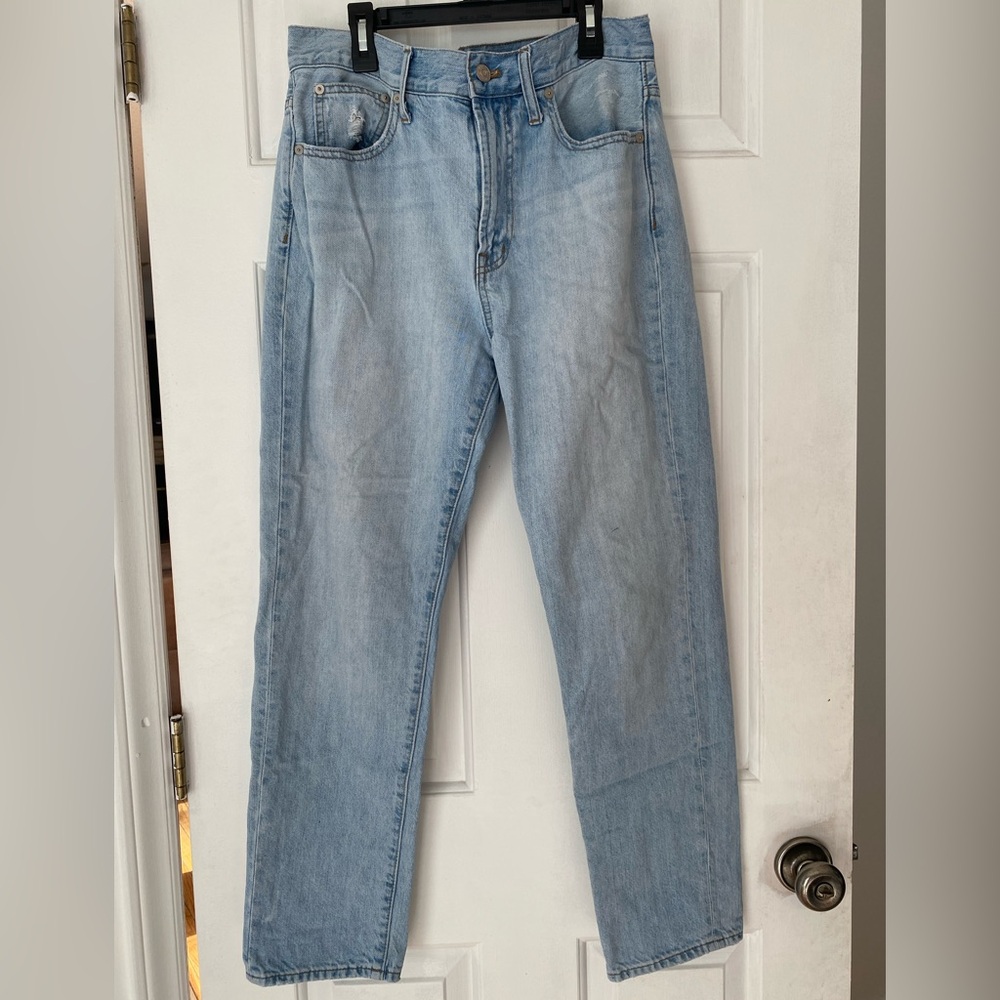 Madewell Classic Vintage Light Blue Straight Jeans